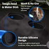 image:imagePangea Ultimate Eco Dish Feeder for Reptiles 3125in x 55in CharcoalCharcoal