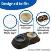 image:imagePangea Ultimate Eco Dish Feeder for Reptiles 3125in x 55in CharcoalCharcoal
