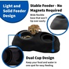 image:imagePangea Ultimate Eco Dish Feeder for Reptiles 3125in x 55in CharcoalCharcoal